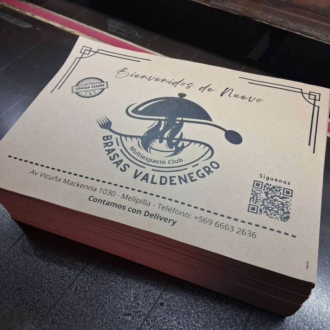 4000 unidades de individuales kraft