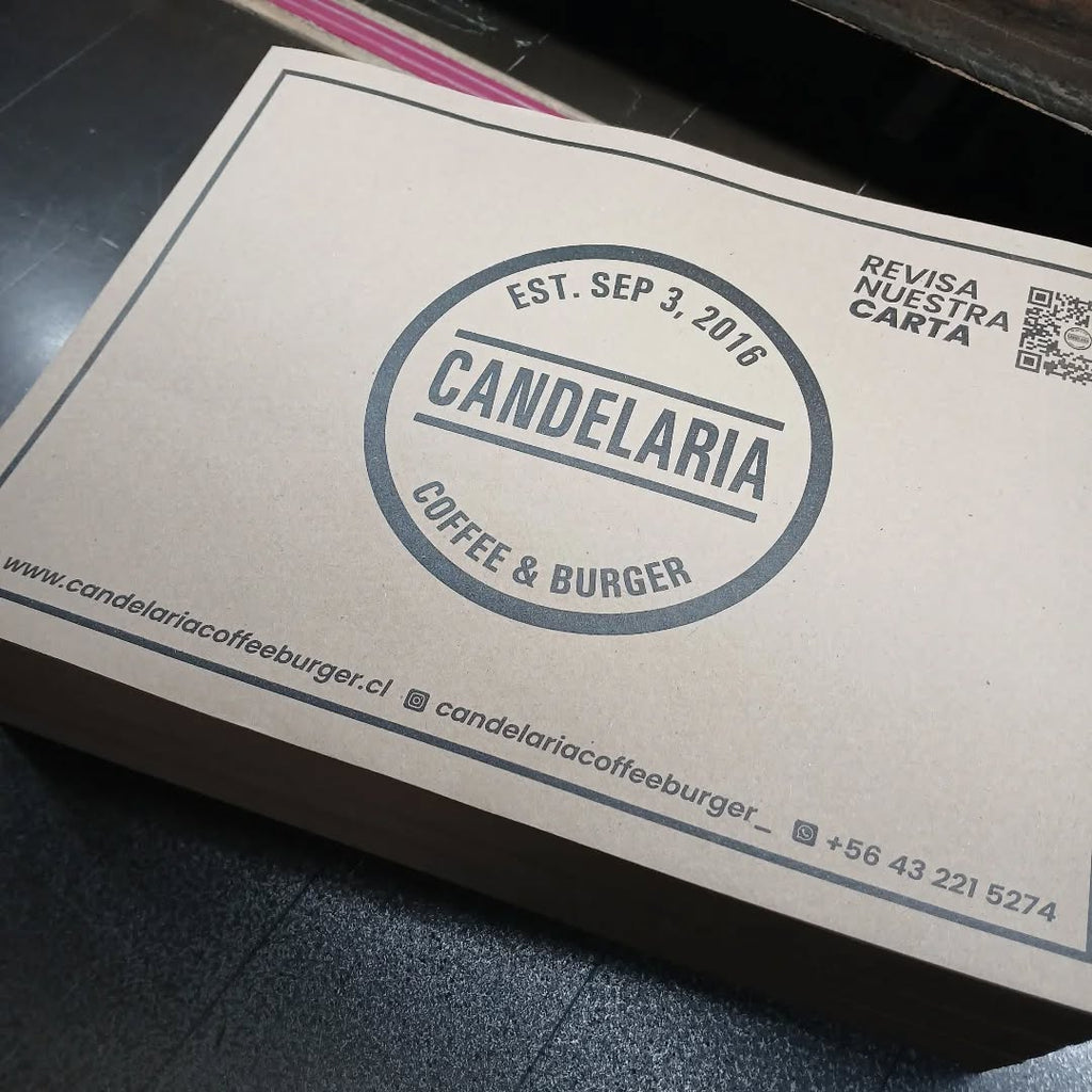 4000 unidades de individuales kraft