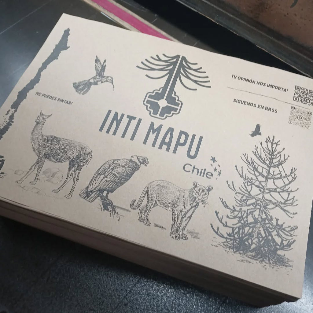 4000 unidades de individuales kraft